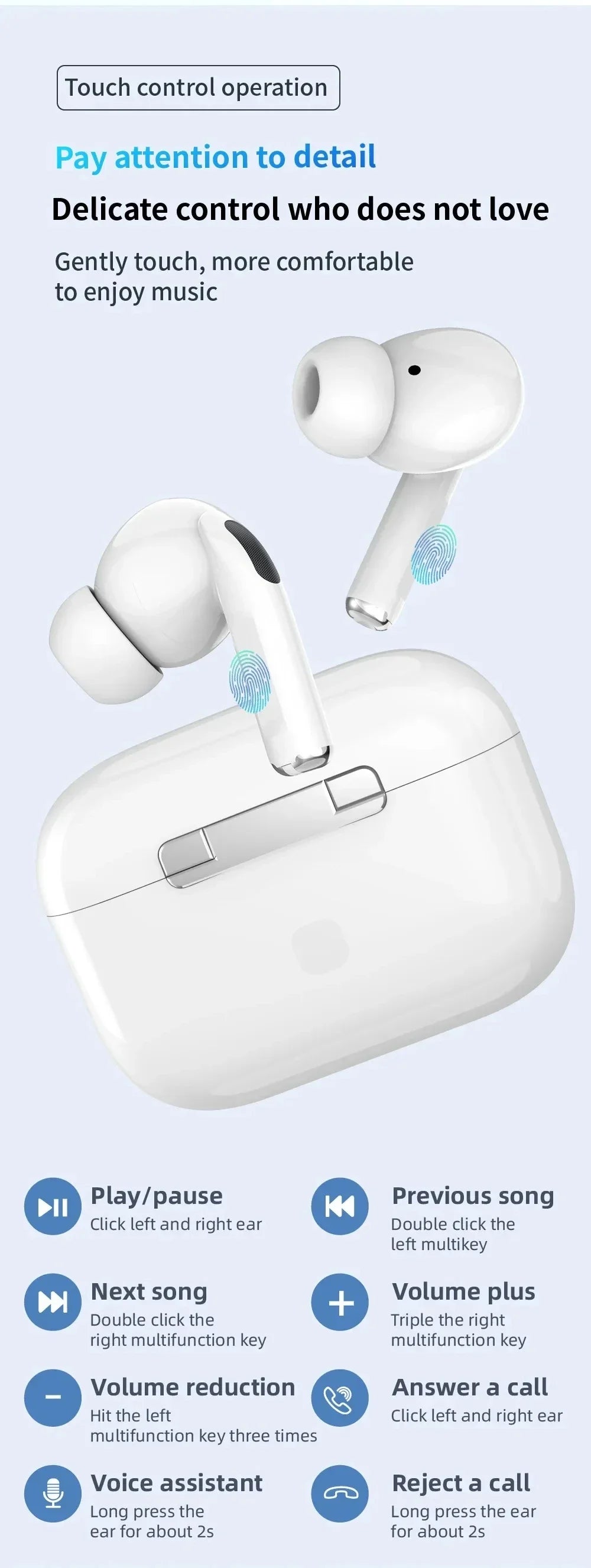 Air Pro 5 TWS Max Wireless Bluetooth Earphones In Ear Earbuds Sport Noise Cancelling Headset For Apple iPhone Headphone