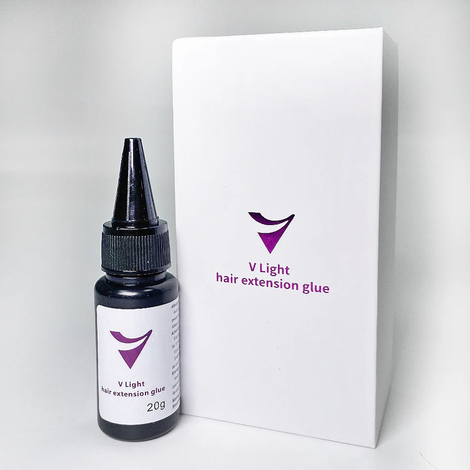V light Hair Extension Machine Set Kit With V light glue Original V Light Technology Tool Hair Extension Machine For Tape glue