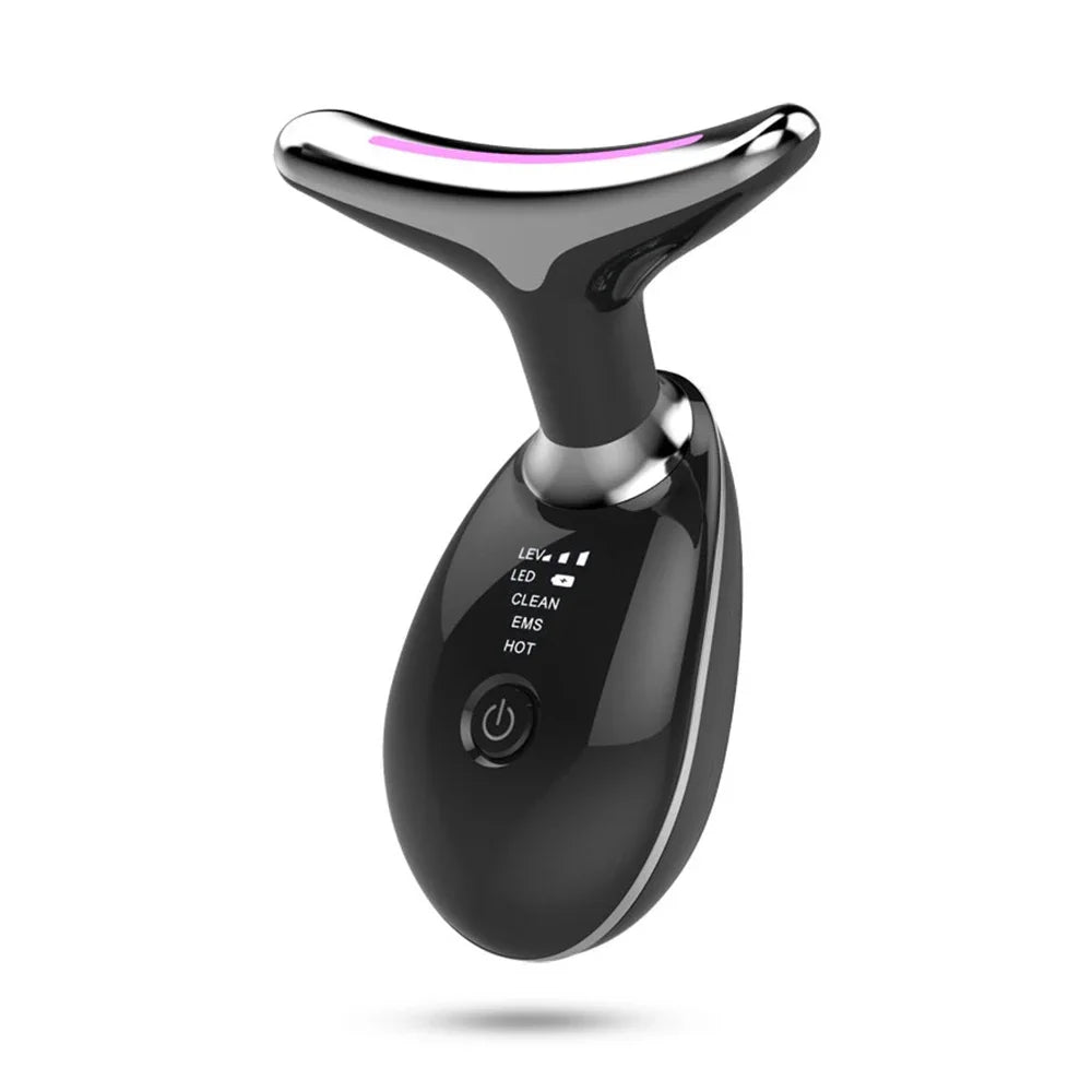 25HTFace Neck Lift Beauty Device Facial Massager LED Light Therapy Double Chin Remover Skin Rejuvenation Tightening Anti Wrinkle