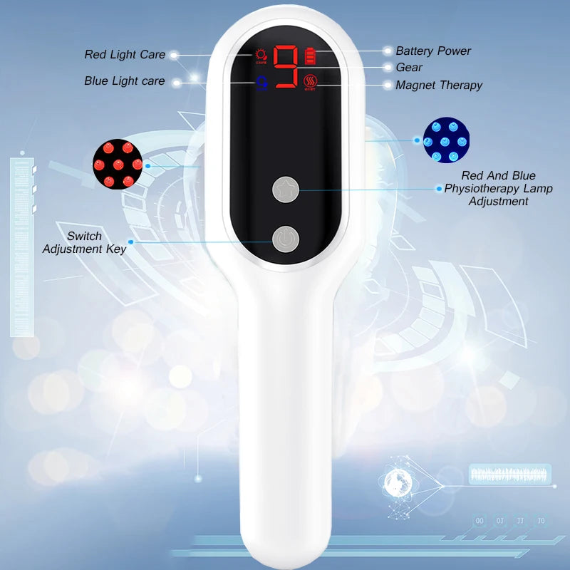 Alwafore Head Massage Comb Anti Hair Loss Infrared Hair Growth Comb Scalp Massager Red Light Treatment Head Scalp Massage