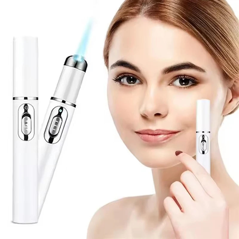 Blue Light Therapy Acne Laser Pen LED Face Light Therapy For Scar Wrinkle Removal Treatment Device Skin Care Beauty Equipment