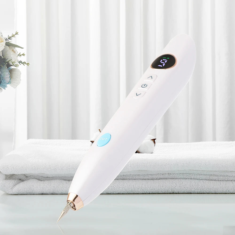 Professional Plasma Pen 9-Level Skin Face Wart Tag Household Black Dots Tattoo Freckle Remover Beauty Instrument LED Screen