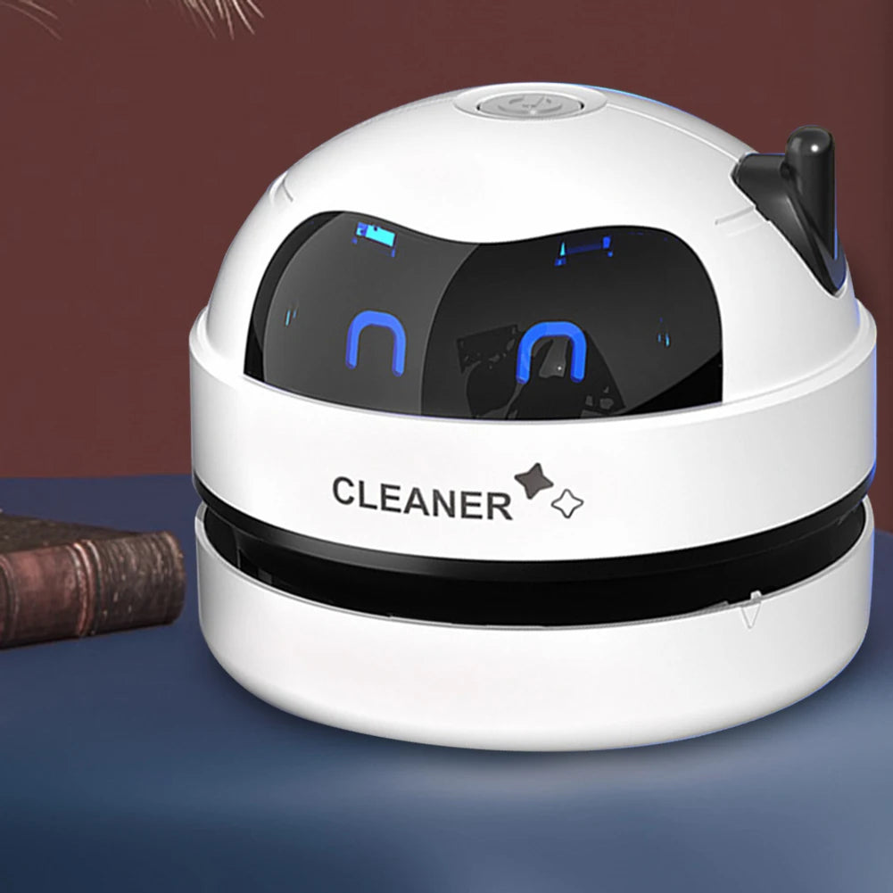 Smart Robot Vacuum Cleaner Desk Table Dust Vacuum Mini Car Vacuum Cleaner Detachable Nozzle Household Pet Hair Cleaning Tools