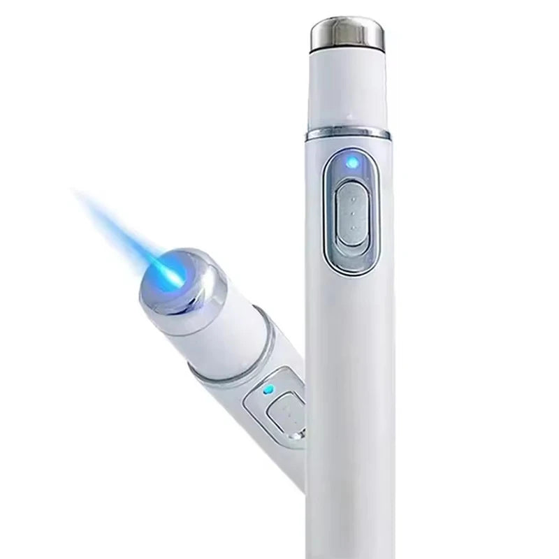 Blue Light Facial Machine Acne Wrinkle Removal Laser Pen Skin Spots Removal Anti Varicose Spider Vein Eraser Medical Treatment