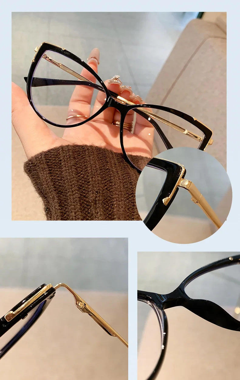 Photosensitive Color Change Fashion Casual Men And Women Same Style Optical Frame Trendy Simple And Versatile Frame 8809