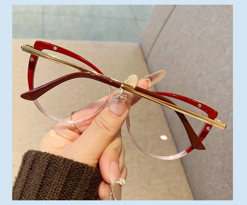 Photosensitive Color Change Fashion Casual Men And Women Same Style Optical Frame Trendy Simple And Versatile Frame 8809