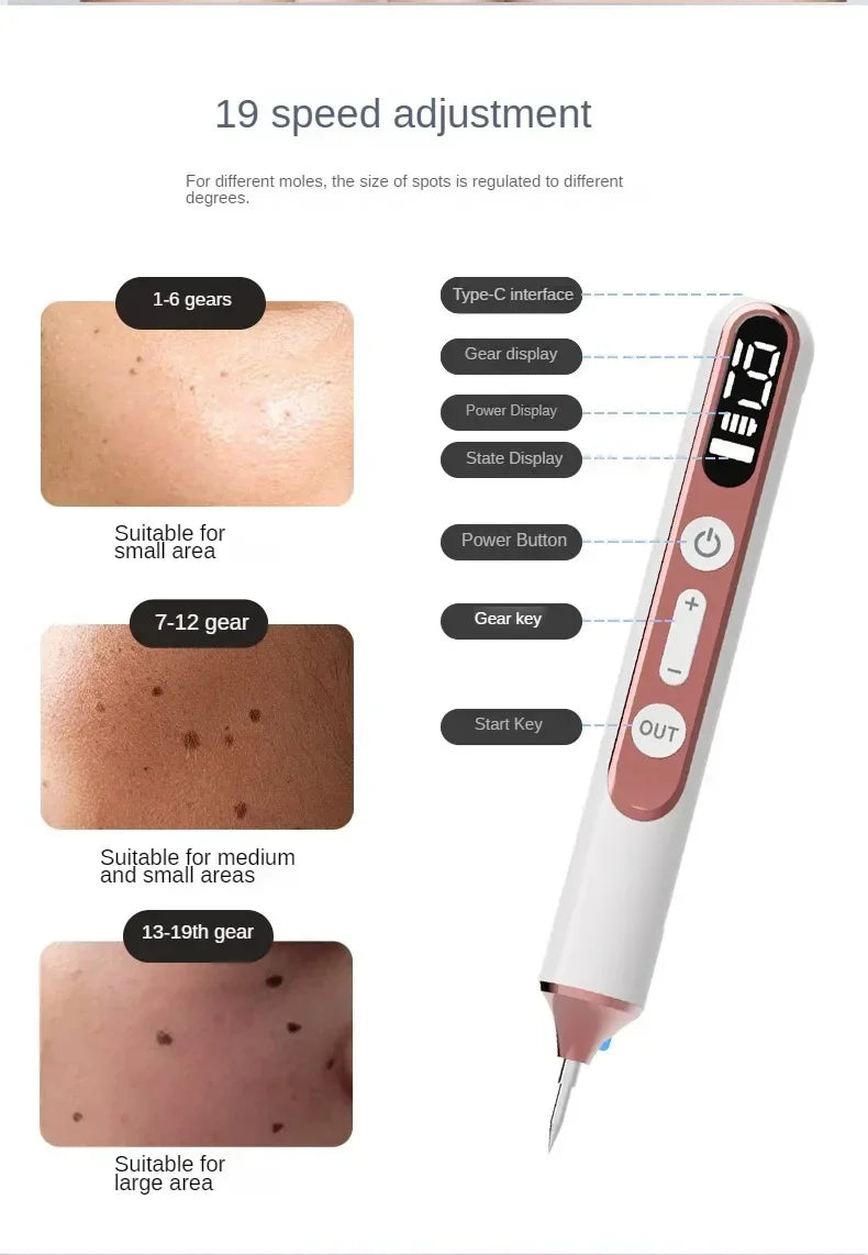 Laser Plasma Pen For Mole Dark Spot Freckle Nevus Wart Skin Tag Pimples Tattoo Removal Skin Face Beauty Machine Device