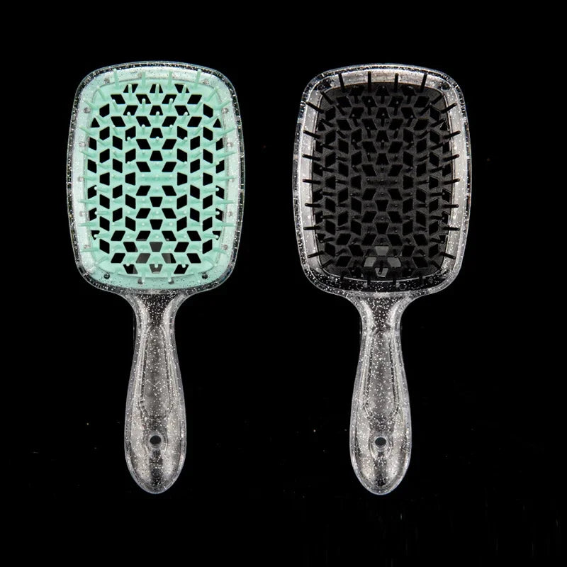 2pc Hair Comb Set Anti Static Scalp Massage Wet Dry Comb Demelante Brush Расчески Hair Styling Comb Salon Barber Brushes Kit