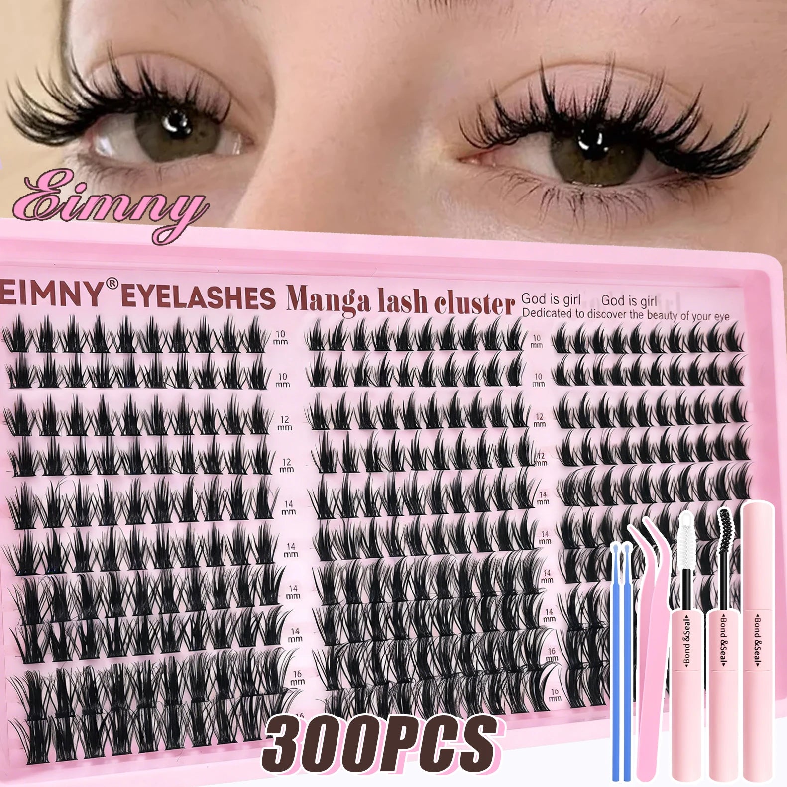 Show-Stopping Top & Bottom Lash Kit – 250/740 Cluster Bombshell Fluffy Volume, Mix-&-Match Lengths & Styles! Killer for Any Look
