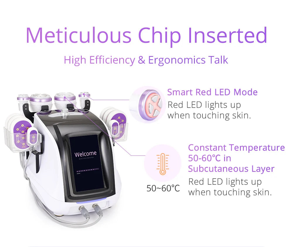 30K Cavitation & RF Machine - Professional for Body and Facial Care (Salon/Spa)