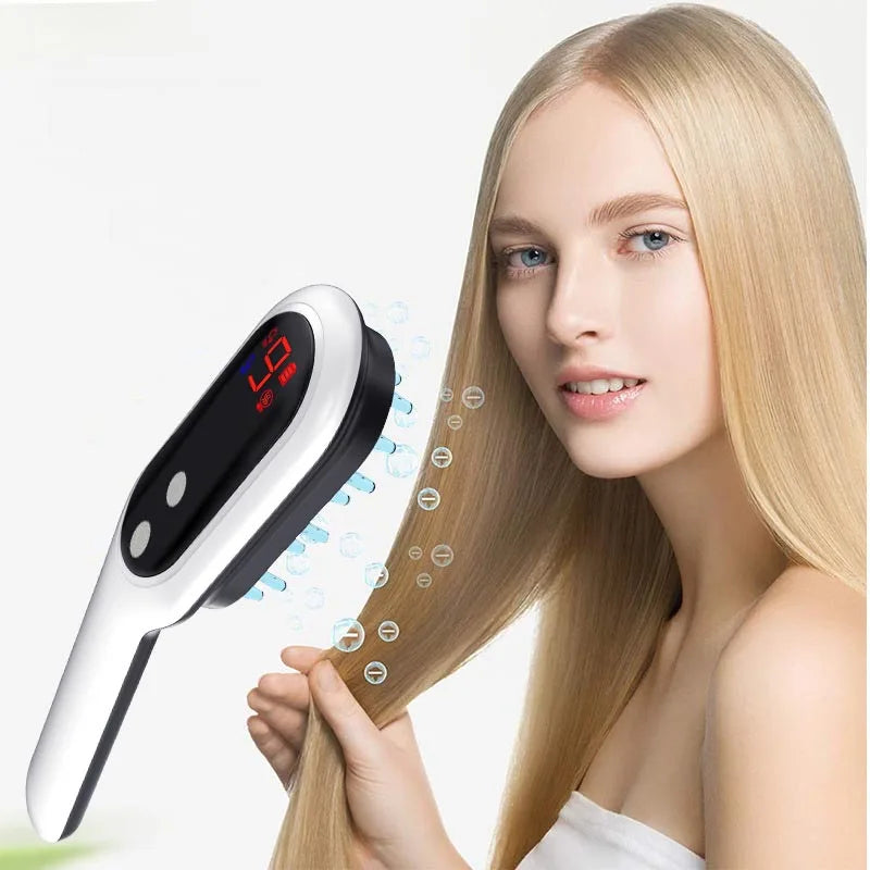 Alwafore Head Massage Comb Anti Hair Loss Infrared Hair Growth Comb Scalp Massager Red Light Treatment Head Scalp Massage