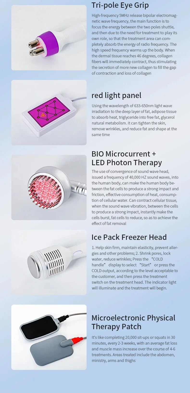 9 In 1 80K RF Radiofrequency Vacuum Laser Lipo Slimming Cables Ultrasonic Liposuction Cavitation Face Lifting Machine Body Sha