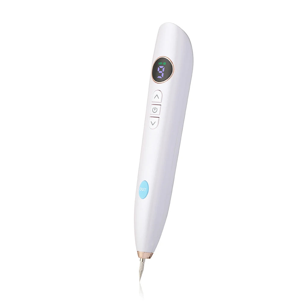 Professional Plasma Pen 9-Level Skin Face Wart Tag Household Black Dots Tattoo Freckle Remover Beauty Instrument LED Screen