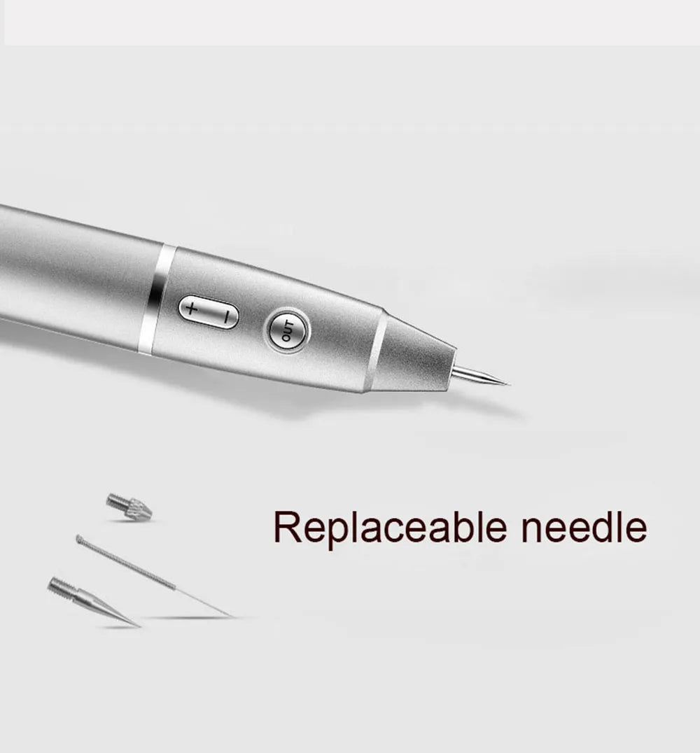 15 Level Plasma Pen Face Cleaner Freckle Black Dot Papilloma Warts Mole Pimples Removal  Blackhead Remover Beauty Skin Care Tool