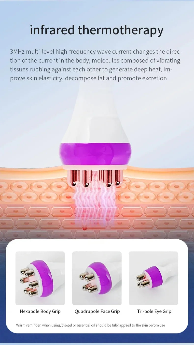 9 In 1 80K RF Radiofrequency Vacuum Laser Lipo Slimming Cables Ultrasonic Liposuction Cavitation Face Lifting Machine Body Sha