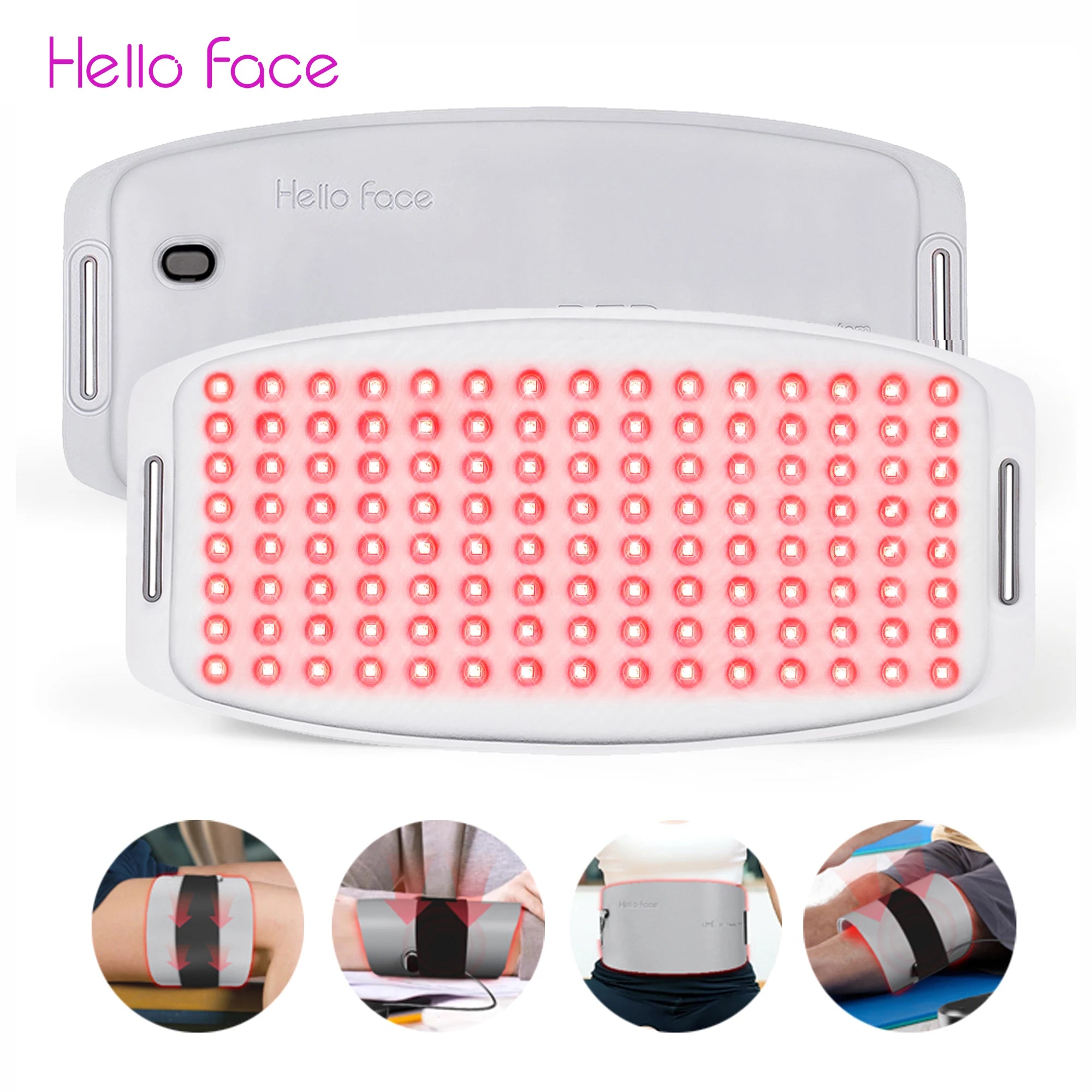 Hello Face L6 510K Red Light and infrared Therapy Mask 720 LED Chips Panel Facial Body Skin Rejuvenation Home Care Salon Device