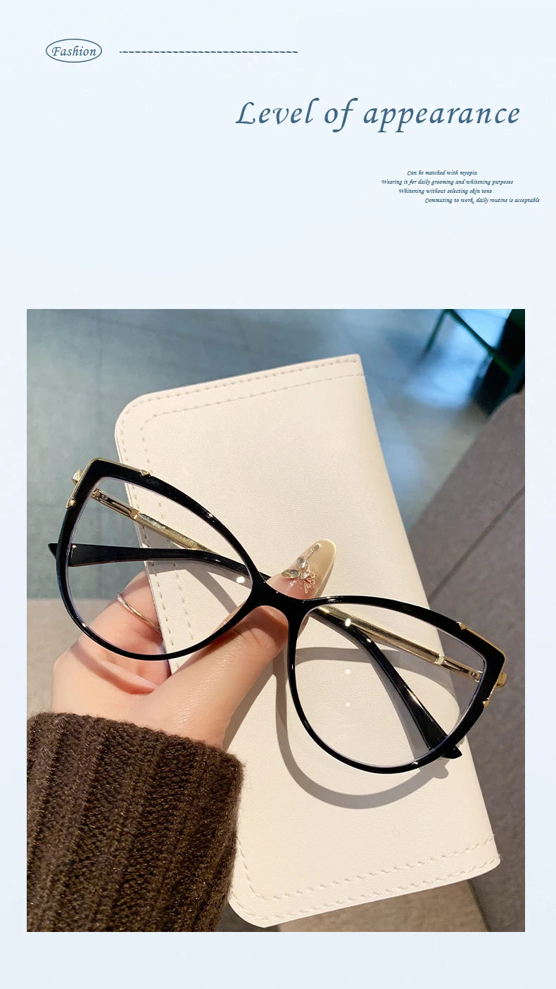 Photosensitive Color Change Fashion Casual Men And Women Same Style Optical Frame Trendy Simple And Versatile Frame 8809