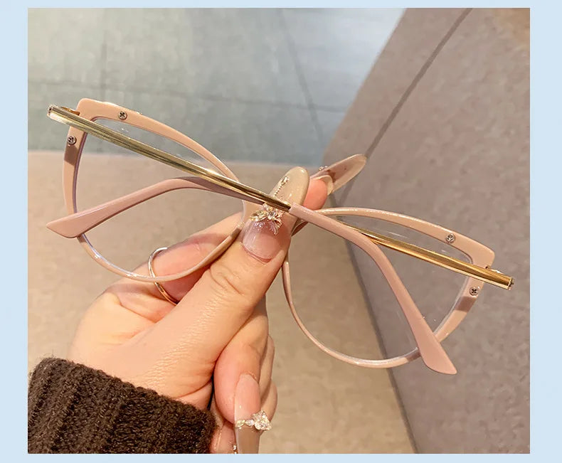 Photosensitive Color Change Fashion Casual Men And Women Same Style Optical Frame Trendy Simple And Versatile Frame 8809