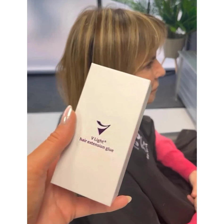 V light Hair Extension Machine Set Kit With V light glue Original V Light Technology Tool Hair Extension Machine For Tape glue