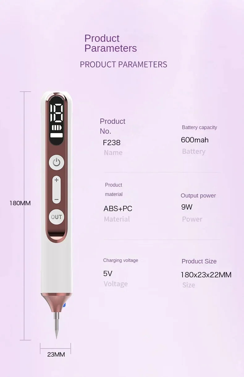 Laser Plasma Pen For Mole Dark Spot Freckle Nevus Wart Skin Tag Pimples Tattoo Removal Skin Face Beauty Machine Device