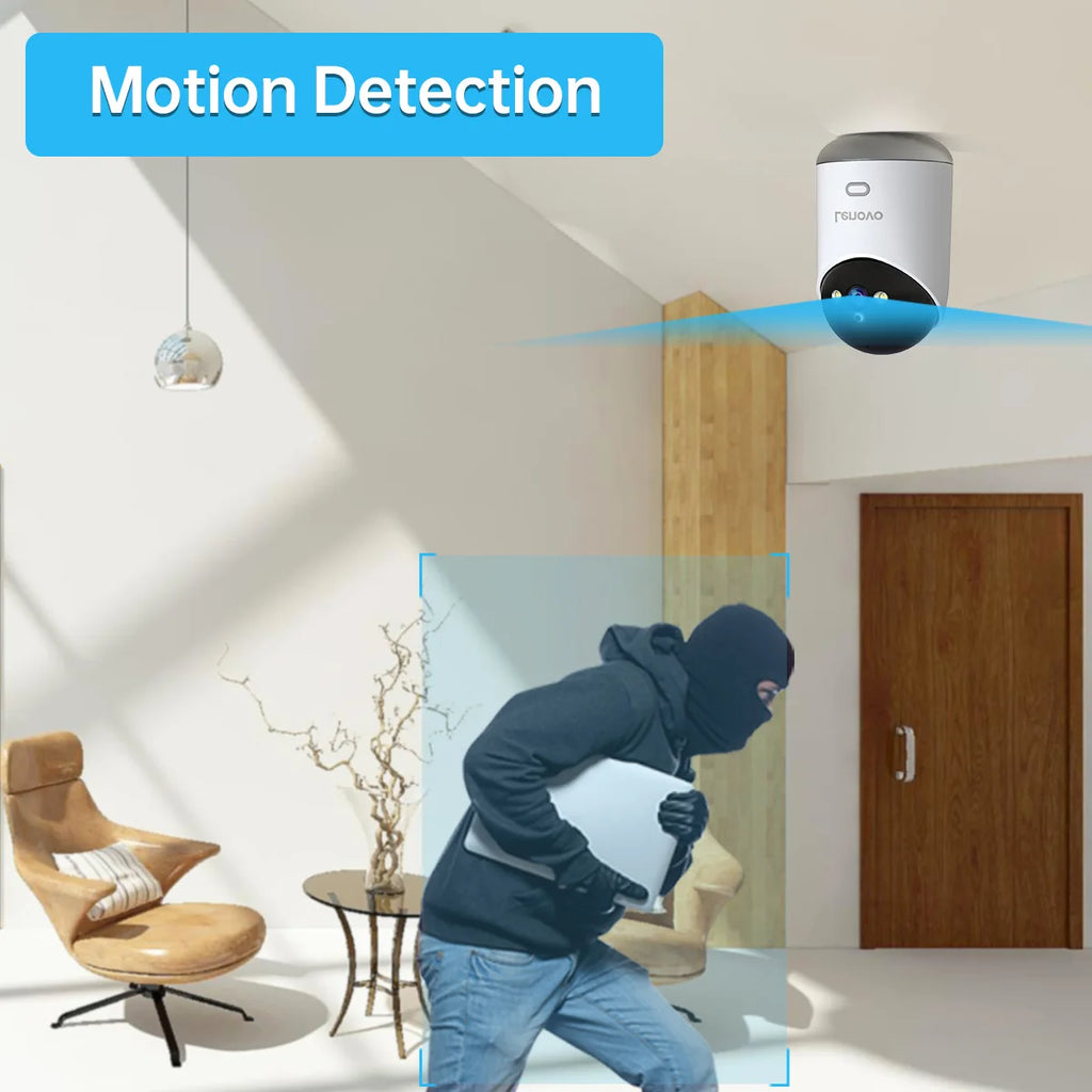 Lenovo 5MP WiFi Camera Smart Home Indoor IP Camera Full Color Night Auto Tracking Security CCTV Surveillance Baby Monitor